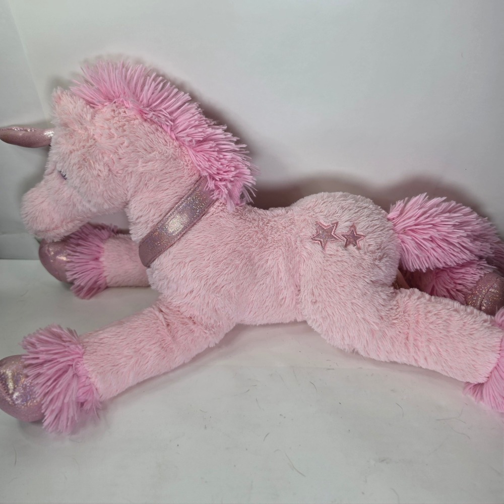 Dan Dee Collector's Choice Pink Unicorn Plush Star Cutie Mark Stuffed Animal 22